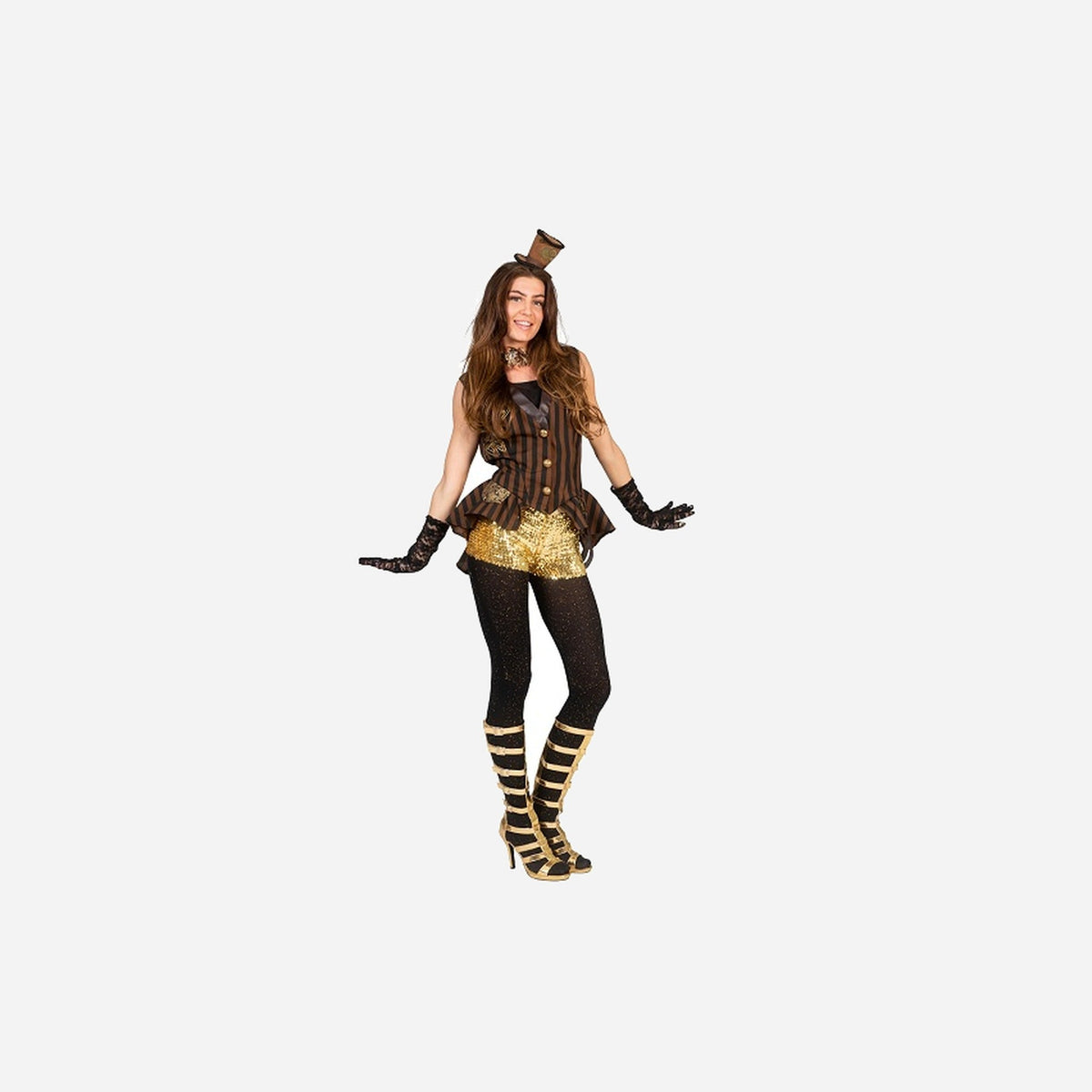 Déguisement steampunk gilet femme