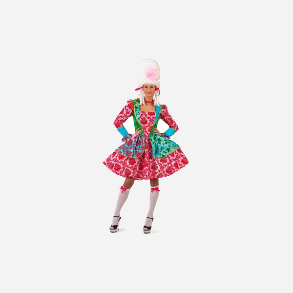 Déguisement baroque Catarina flashy femme