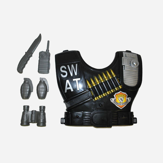 Set accessoires policier swat pour enfant