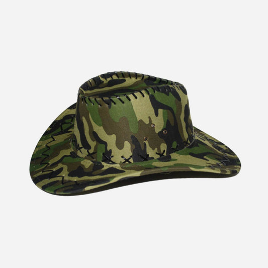 Chapeau cowboy toile army