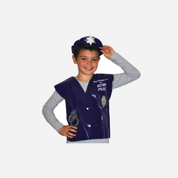 Set de déguisement policier "Metro police" 2 pièces enfant