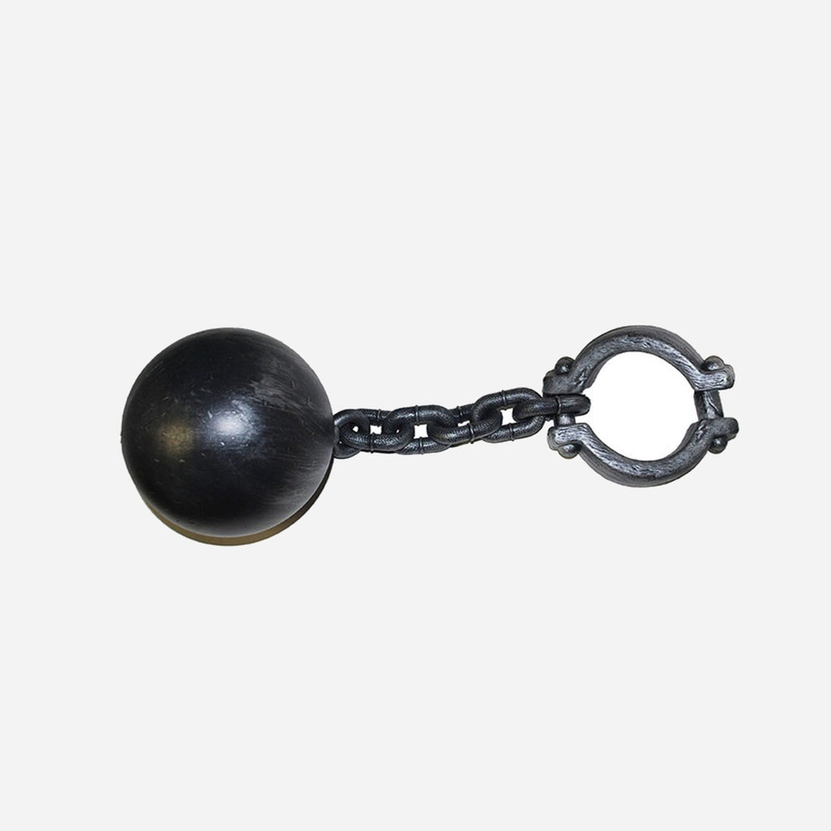 Boulet cabossé de prisonnier avec chaine 55 cm
