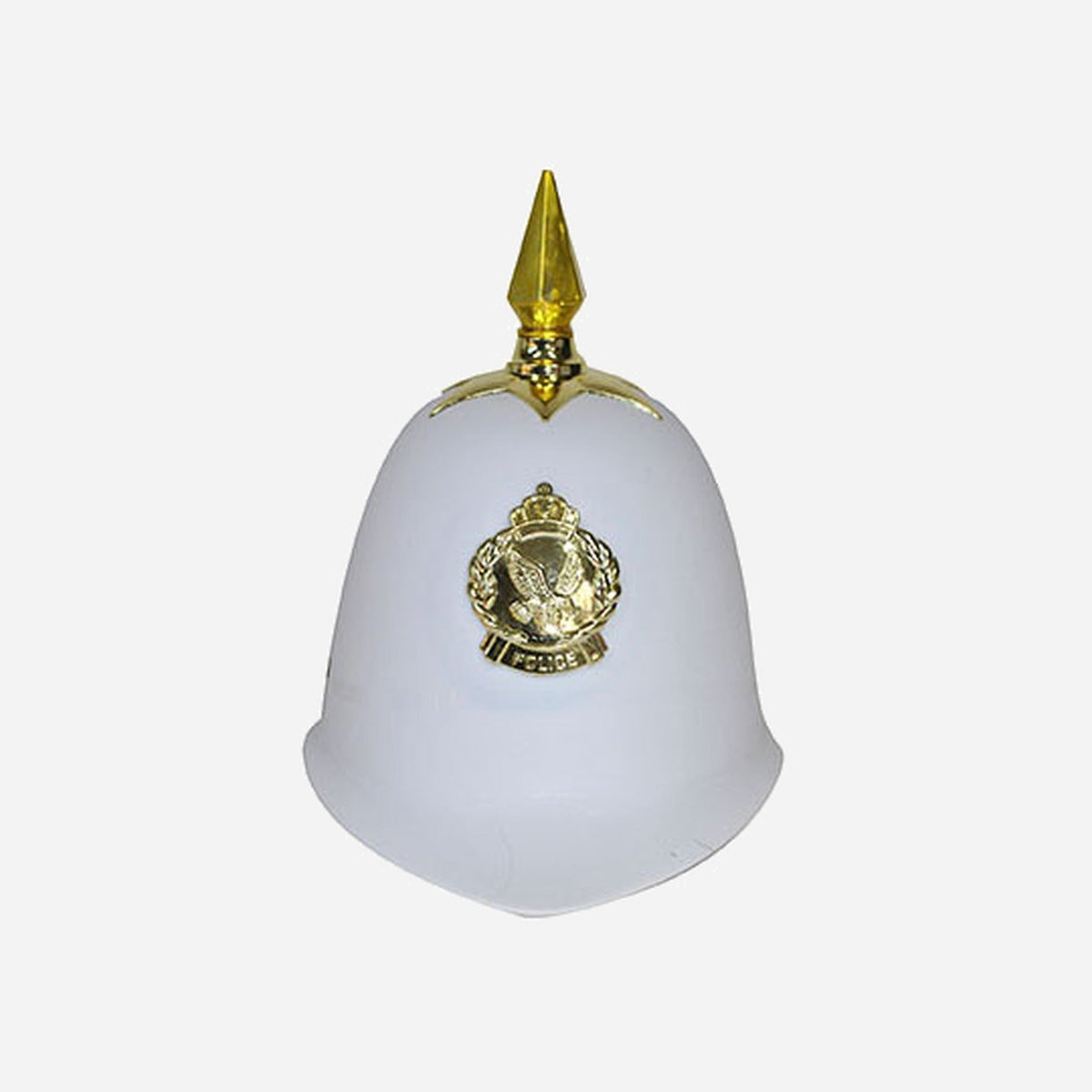 Casque à pointe police blanc