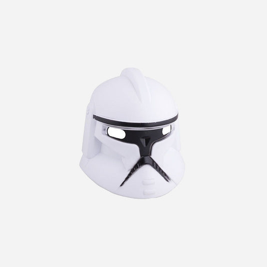 Casque de soldat de l'espace blanc
