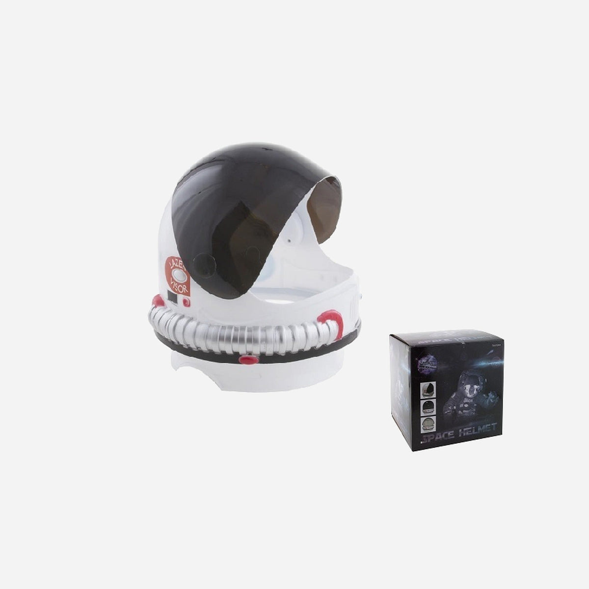 Casque d'astronaute luxe adulte blanc