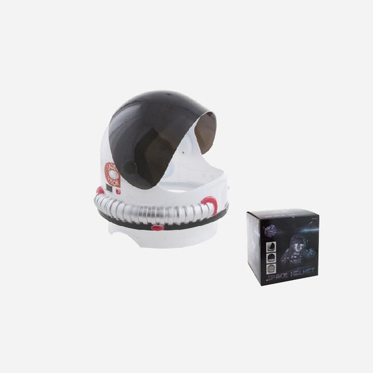 Casque d'astronaute luxe adulte blanc