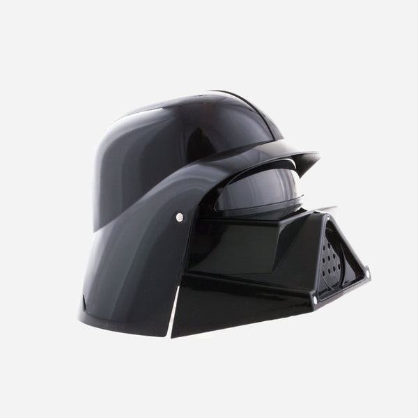 Casque de soldat de l'espace noir