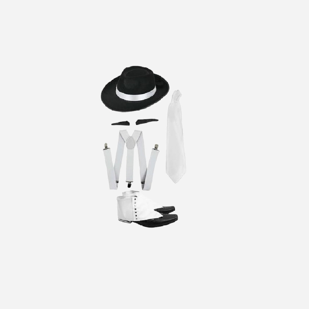 Set accessoires "Années Folles" gangster adulte 5 pièces