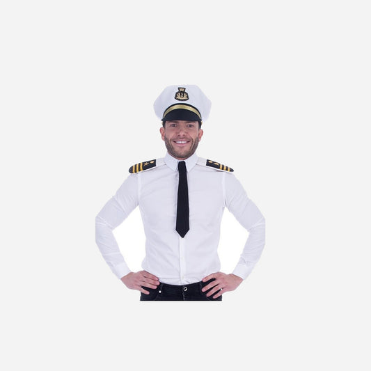 Set accessoires capitaine adulte 3 pièces