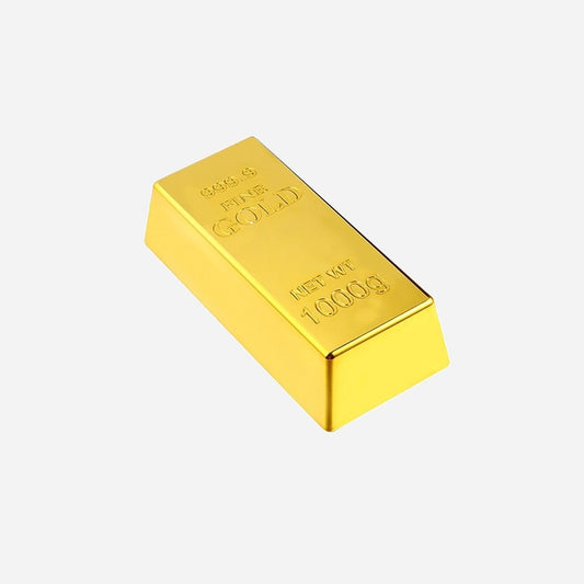 Barre lingot d'or factice 1 kg 16 cm