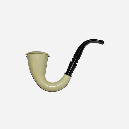Pipe de détective 17 cm blanc