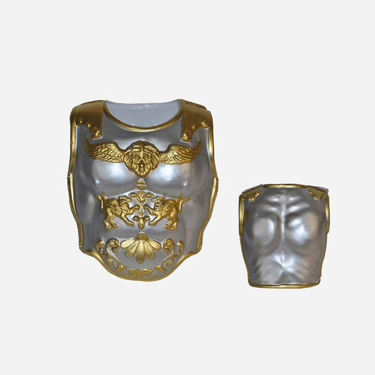 Armure de romain en PVC 2 pièces