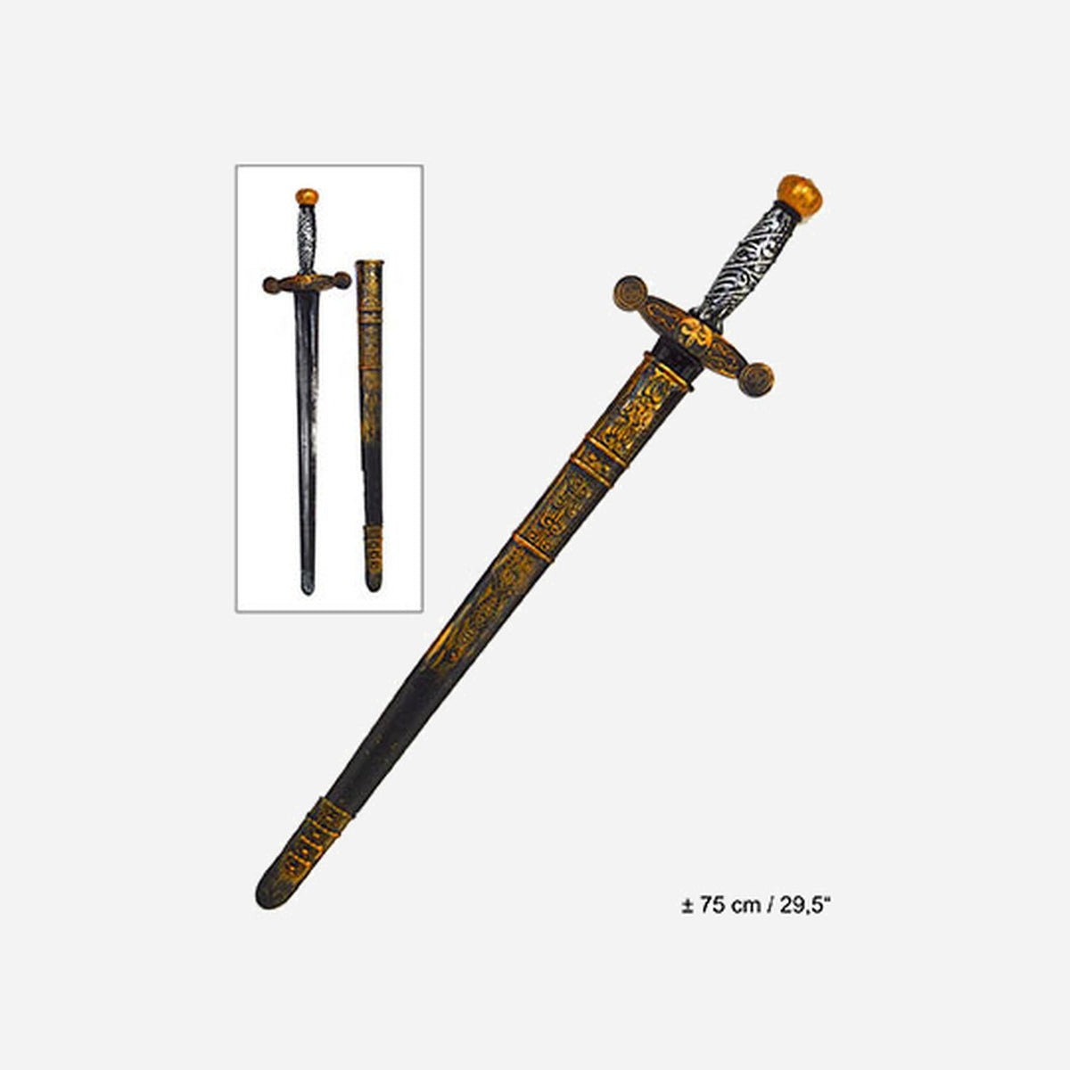 Glaive de romain avec fourreau 59 cm