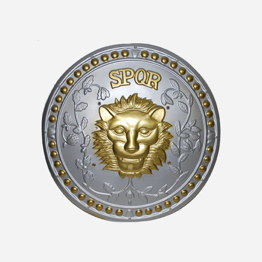 Bouclier rond spqr lion 50 cm