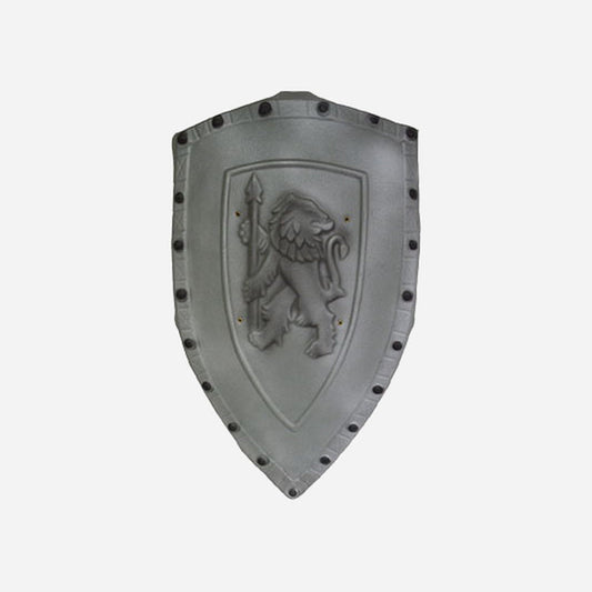 Bouclier en mousse lion gris 72 × 42 cm