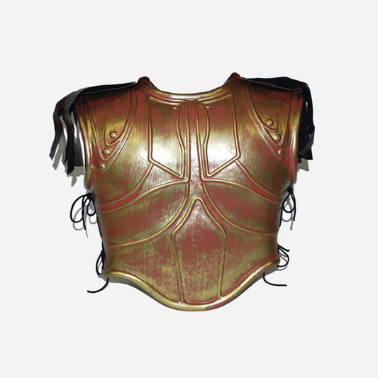 Armure de chevalier style cuivre avec épaulières