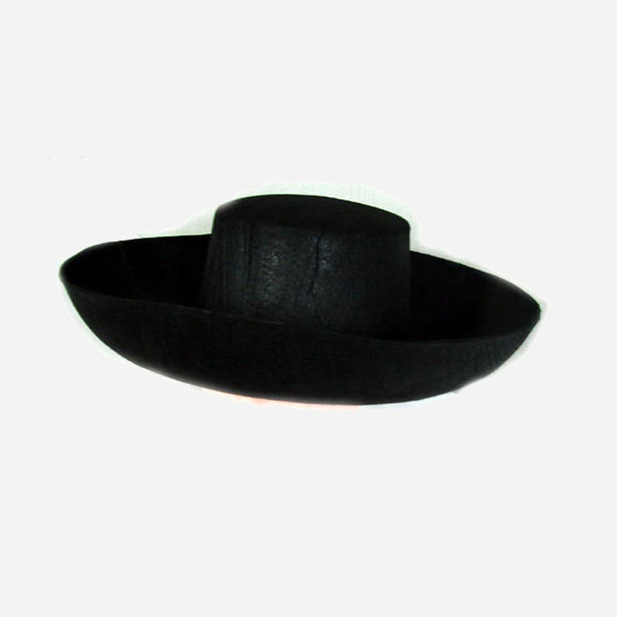 Chapeau espagnol rond feutrine noir