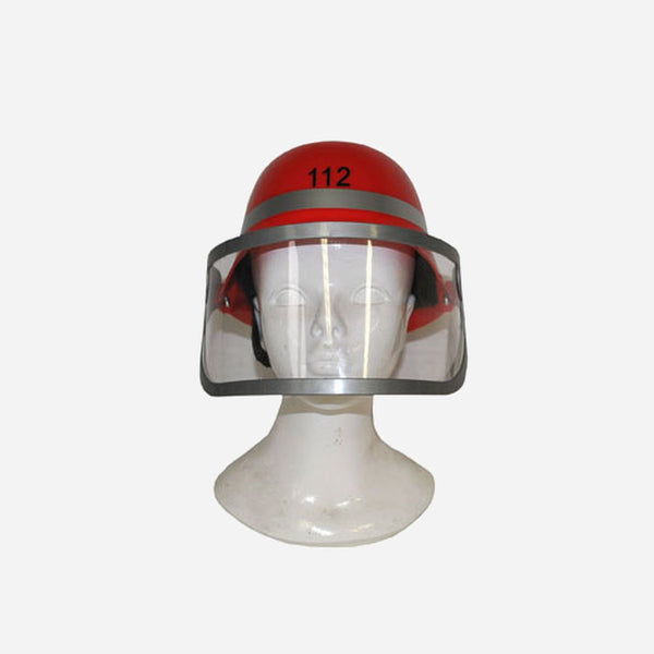 Casque de pompier avec visière