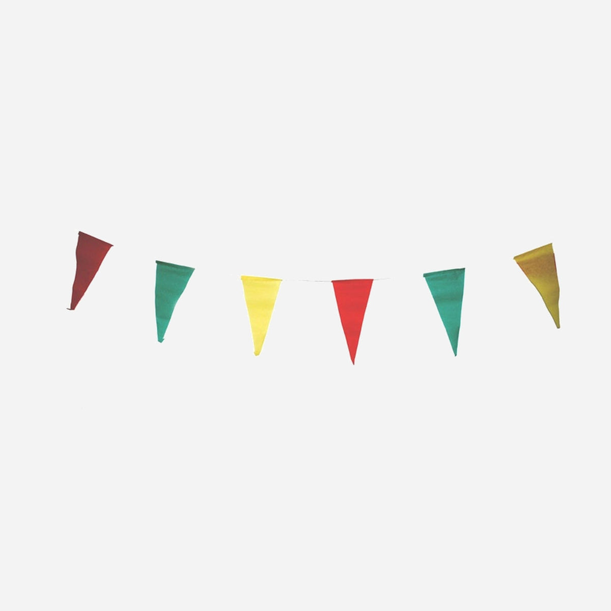 Guirlande en papier fanions multicolores 10 m