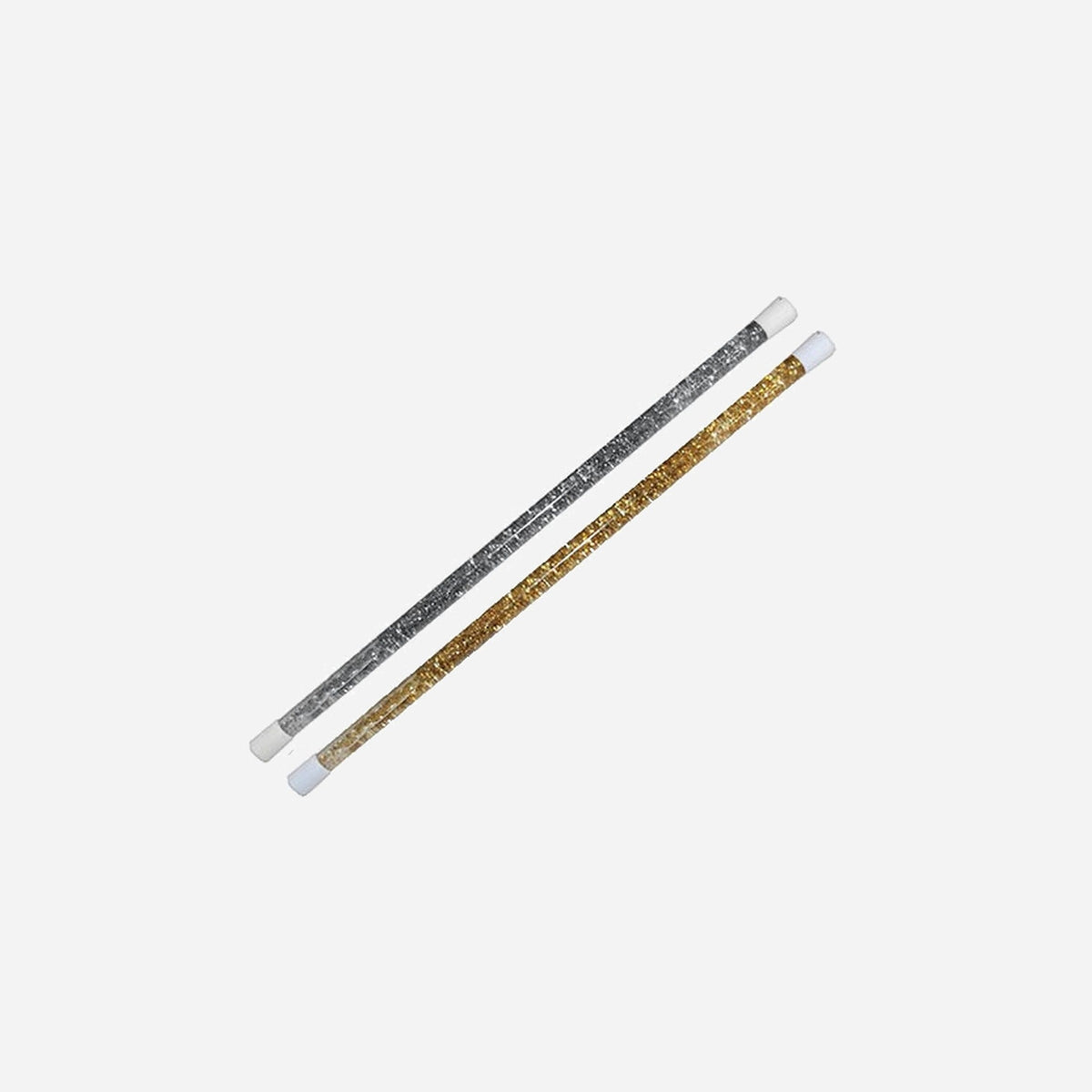 Bâton majorette paillettes avec liquide assorti 46 cm