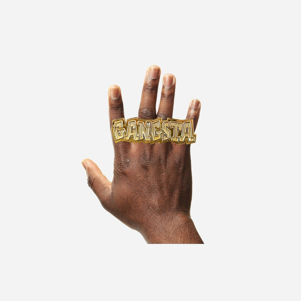 Bague motif Gangsta or adulte 10 × 3 cm