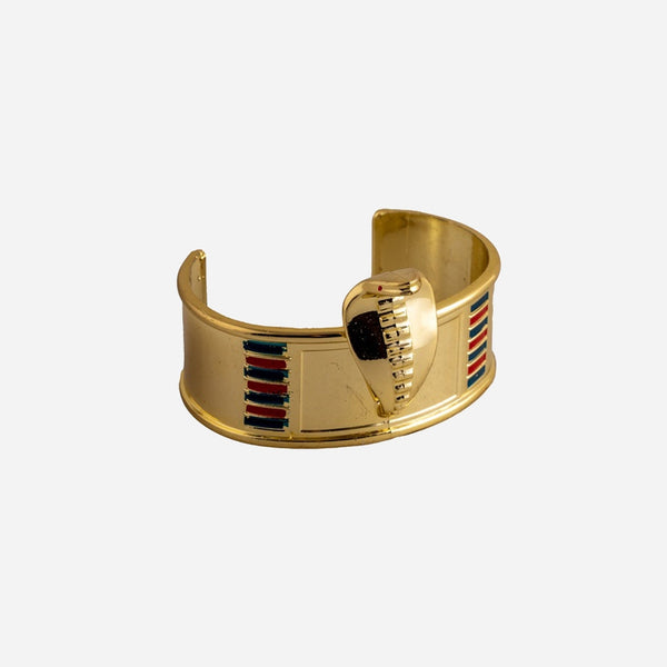 Bracelet égyptien or motifs II fantaisie