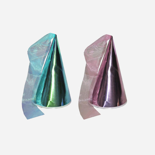 Chapeau de princesse en papier assorti