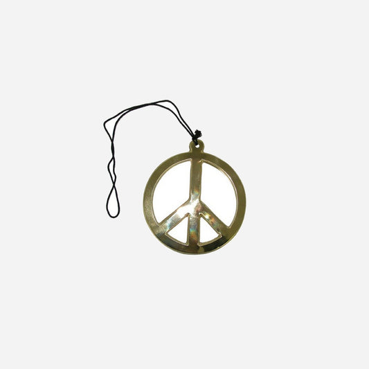 Collier peace & love 18 cm fantaisie