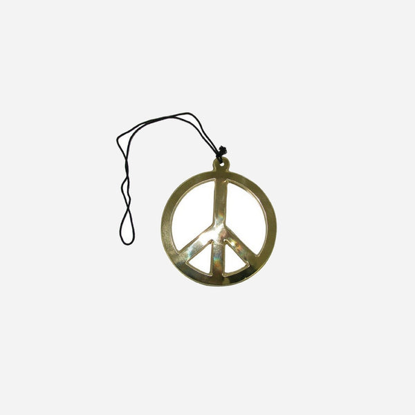 Collier peace & love 18 cm fantaisie