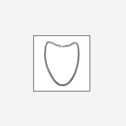 Collier métallique chaînette 55 cm fantaisie