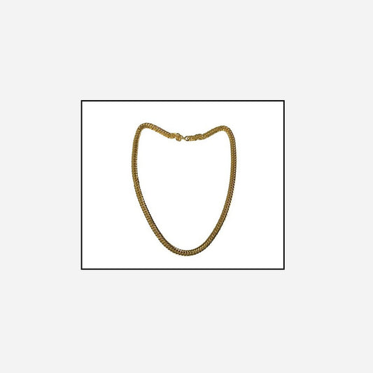 Collier métallique chaînette 55 cm fantaisie