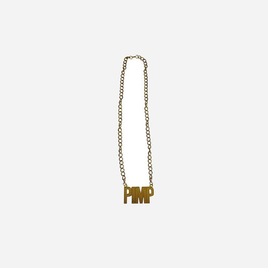 Collier métallique doré pimp fantaisie