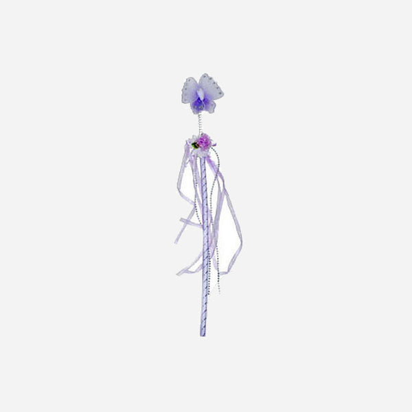 Baguette de fée papillon 40 cm violet