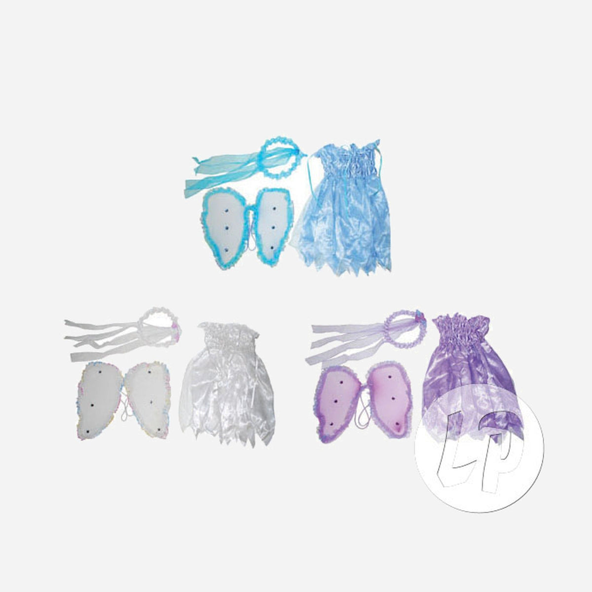 Kit d'accessoires de déguisement de fée 3 pièces enfant assorti
