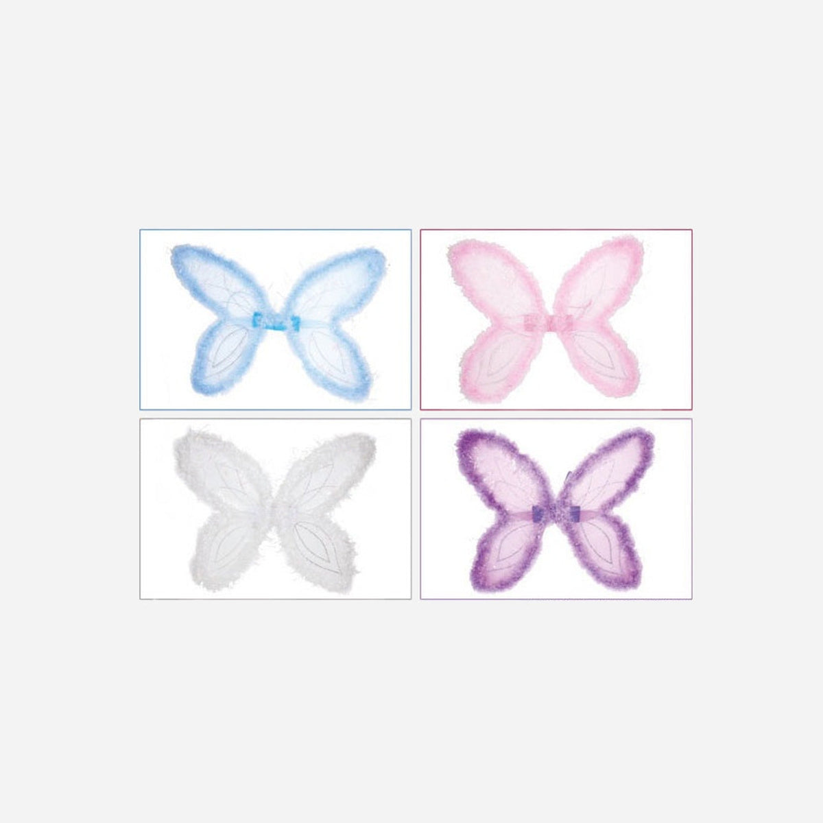Ailes de fée elfe papillon assorti 60 cm
