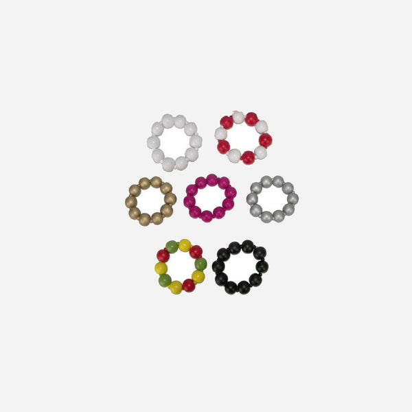 Bracelet de perles assorti