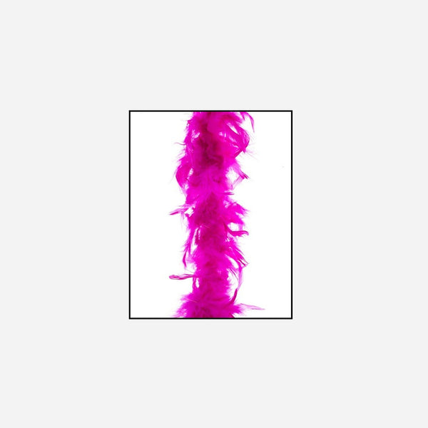 Boa 50 g fuchsia 1,9 m en plumes