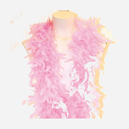 Boa 50 g rose 1,9 m en plumes