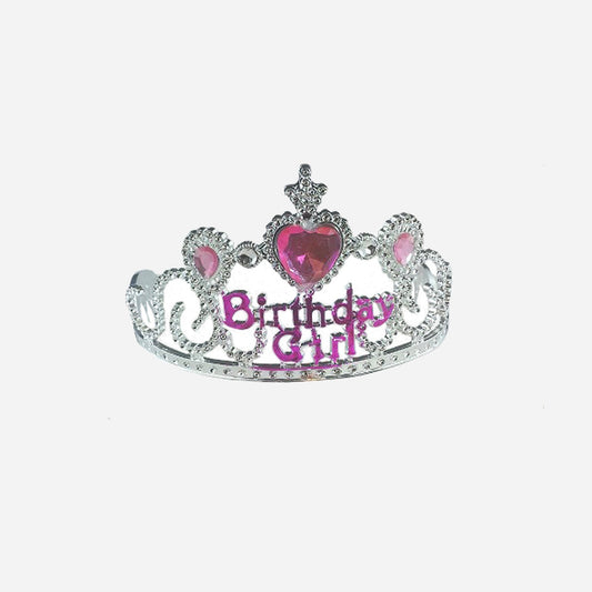 Diadème birthday girl strass et pierres
