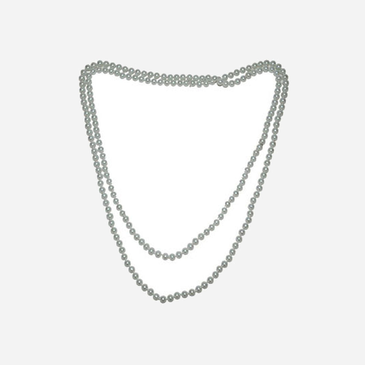 Collier de perles en plastique fantaisie