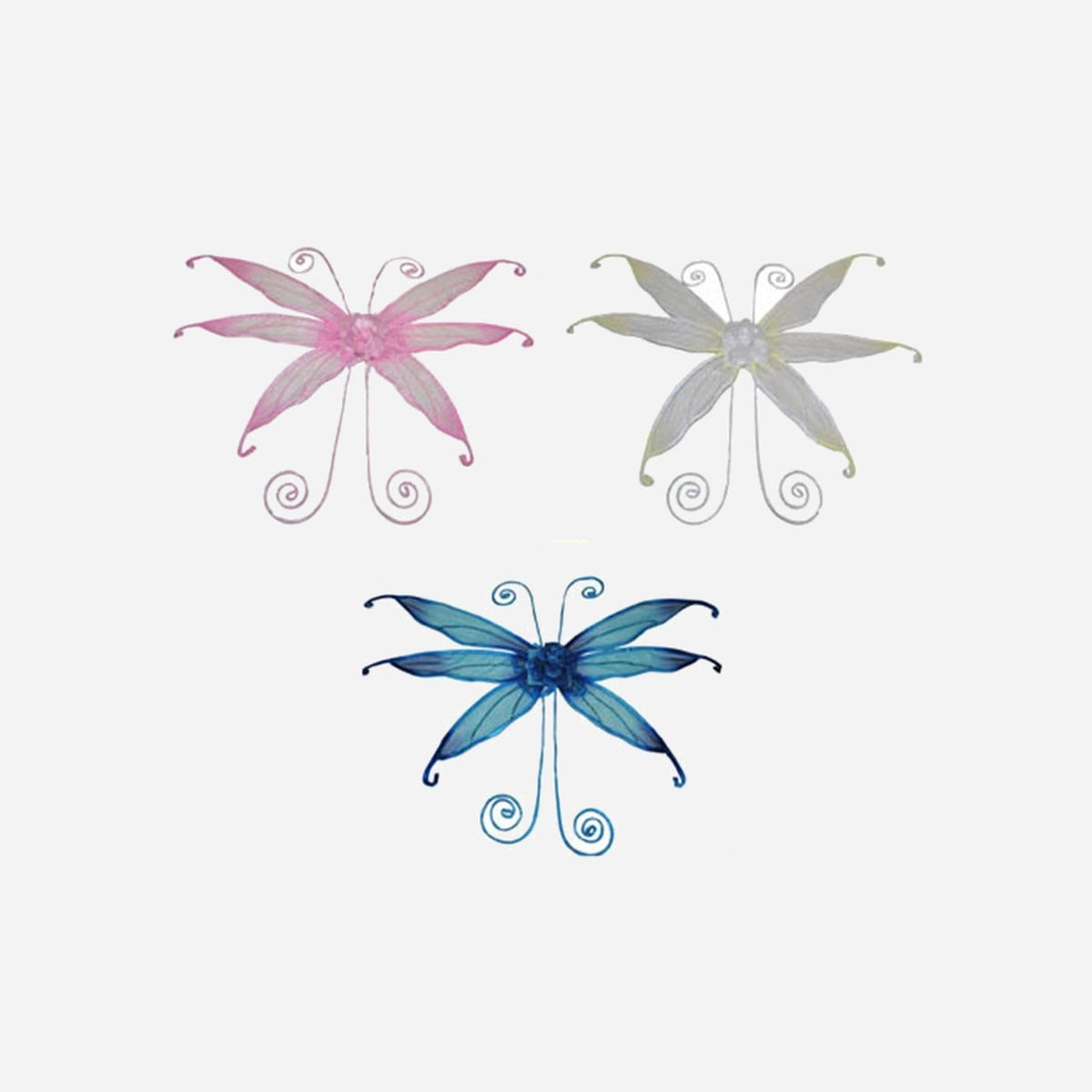 Ailes de fée clochette 60 cm assorti
