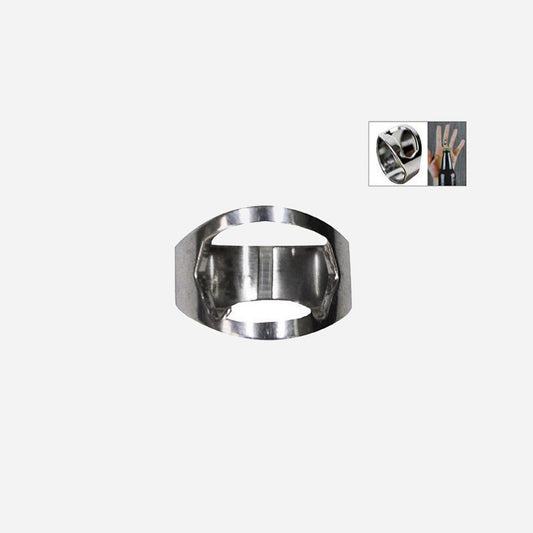 Lot de 2 bagues décapsuleur ouvre-bouteille