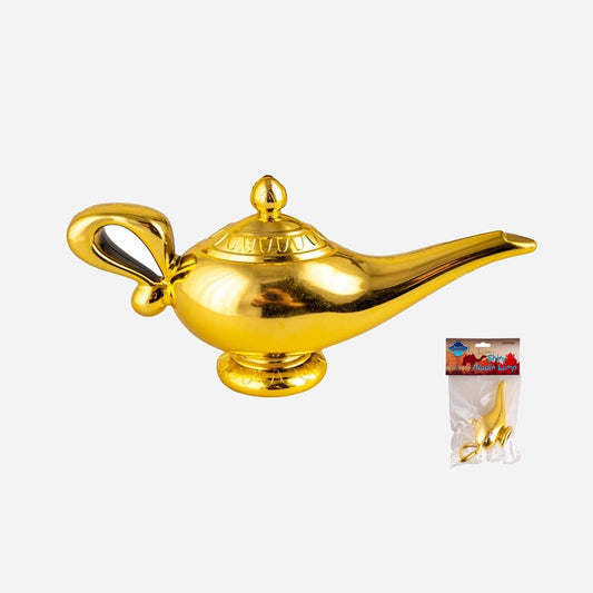 Lampe de génie dorée 22 × 11 cm