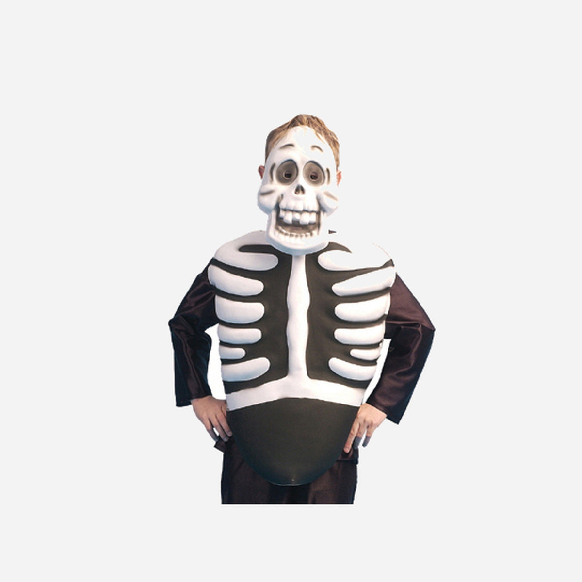 Set squelette torse (sans masque) pour enfant