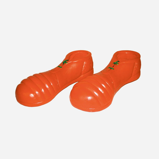 Paire de chaussures clown rouge adulte de déguisement
