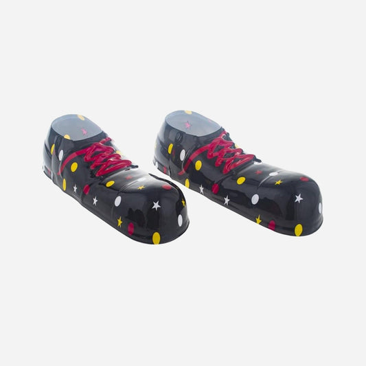 Paire de couvre-chaussures de clown adulte de déguisement