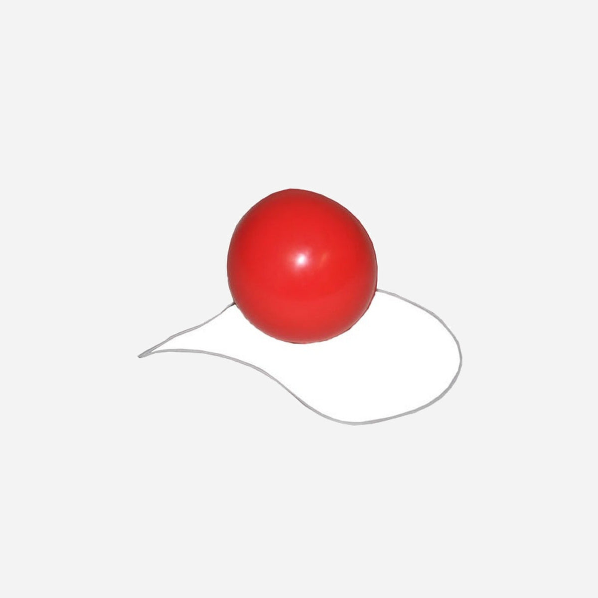 Lot de 6 nez de clown en plastique