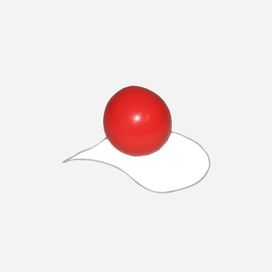 Lot de 6 nez de clown en plastique