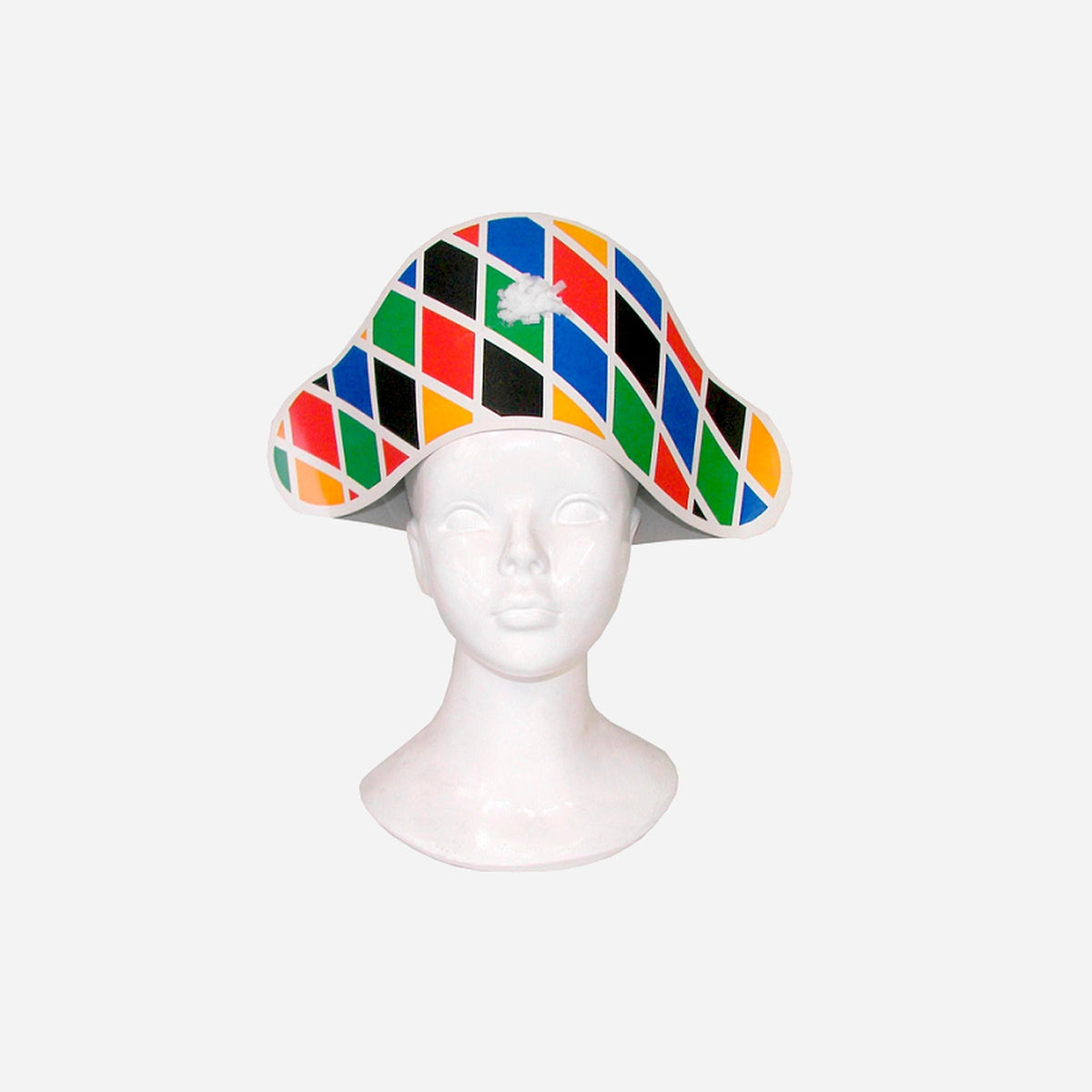 Chapeau d'arlequin en carton