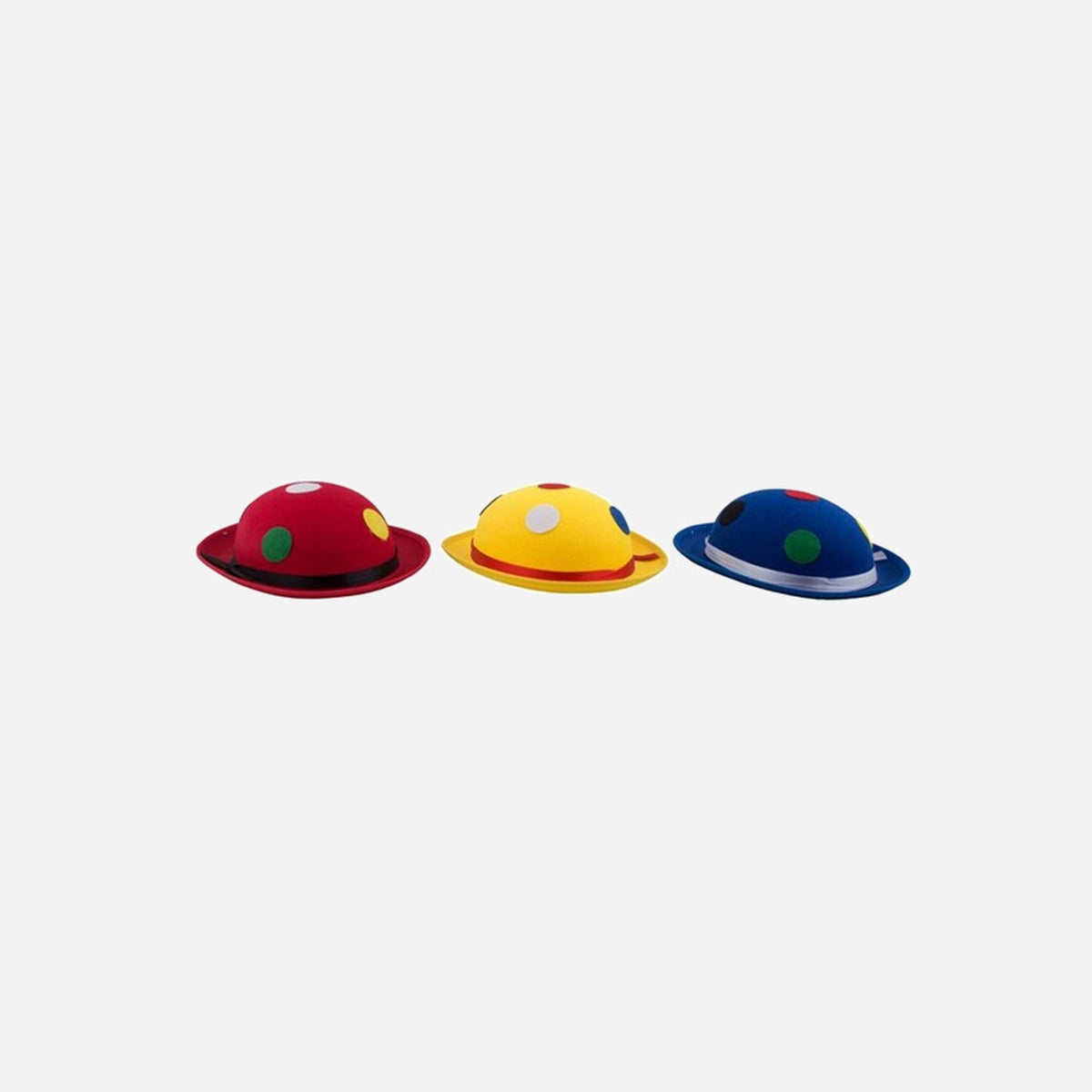 Chapeau de clown en feutrine assorti
